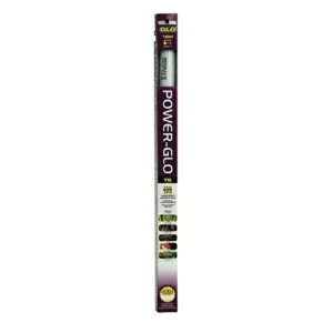 Power-GLO T8 Fluorescent Aquarium Bulb, 15 W, 46 cm